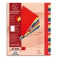 Intercalaires imprimés numériques PP couleurs 12/100e - 31 positions - A4+ - Assorties vives