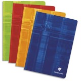 Cahier piqué A4 144 pages grands carreaux - Assortis