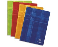 Cahier piqué A4 144 pages petits carreaux - Assortis