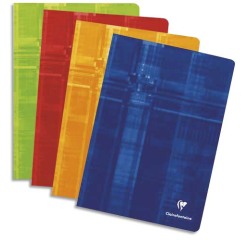 Cahier piqué A4 144 pages petits carreaux - Assortis