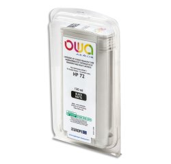 Cartouche d'encre traceur remanufacturée OWA - standard - Noir Mat - pour HP 72
