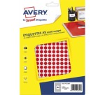 Sachet de 2940 pastilles Ø8 mm. Imprimables. Coloris Rouge.