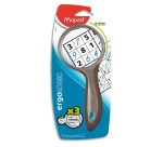 Loupe maped scolaire verre optique fumé 75mm diamètre grossissement par 3 anti-déformation coloris noir