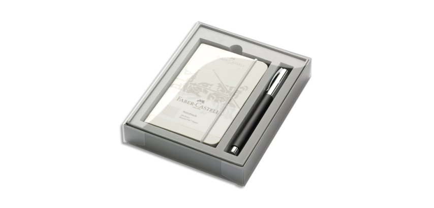 FABER-CASTELL Set d'écriture Ambition résine, noir