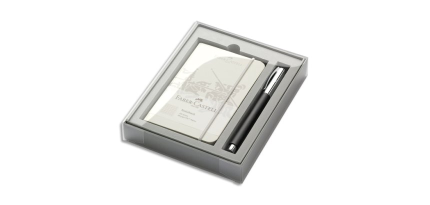 FABER-CASTELL Set d'écriture Ambition résine, noir