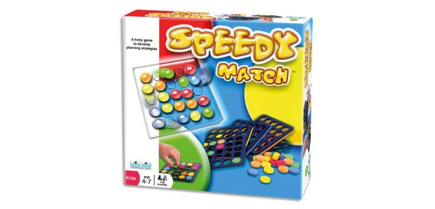 Jeu culture club speedy match reproduction forme et localisation de pions