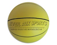 Ballon d eveil first loisirs basket ball sports collectifs mousse pvc 17cm 200 g