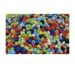 Perles rocailles o'color opaques diametre 2,5mm        coloris assortis bocal 500gr