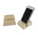Support pour telephone bois ocolor 9.5x8x2.5cm coloris    naturel
