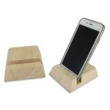 Support en bois pour téléphone, à décorer