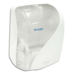 Distributeur Identity hands Blanc transparent en ABS, pour essuie-mains, L40 x H25,1 x P30,5 cm