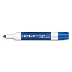 Marqueur paper mate effacable tableau blanc pointe ogive    coloris bleu