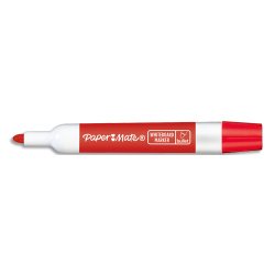 Marqueur paper mate effacable tableau blanc pointe ogive    coloris rouge