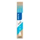 Set de 3 recharges pour roller FriXion. Pointe fine 0,5 mm. Encre Turquoise