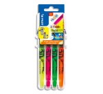 Surligneurs pilot frixion light effacable embout specialpointe biseautz jaune rose vert orange  3131910546818