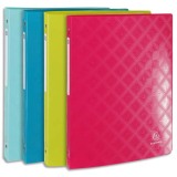Classeur PP souple 4 anneaux 15mm 1928 PP - A4 - Couleurs assorties