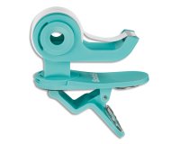 Dévidoir de ruban adhésif Clip & Twist, turquoise