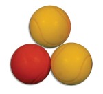 Tennis first loisirs balles de tennis en mousse legeres   jeu en interieur lot de 3     balles