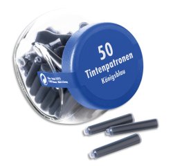 Cartouche d'encre, bonbonnière de 50, bleu roi