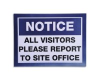 Pochette d'affichage magnétique A4 - Bleu