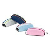 Fourre-tout HELLO GENIUS double 21 x 8 x 6 cm. Coloris assortis : Gris-Bleu Ciel-Rose-Bleu Marine