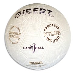Ballon first loisirs handball caoutchouc graine diametre    16cm 300g