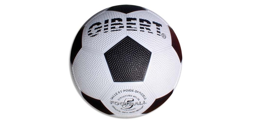 Ballon de football first loisirs caoutchouc graine     entrainement taille 5 22cm    410g
