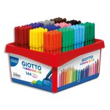 Turbo Color Schoolpack de 144 feutres pointe moyenne de couleurs assorties