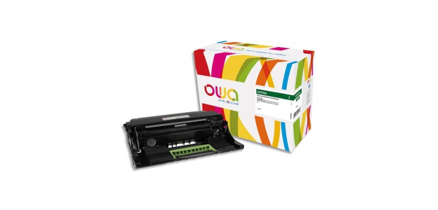 Tambour remanufacturé OWA - standard - Noir - pour LEXMARK 50F0Z00