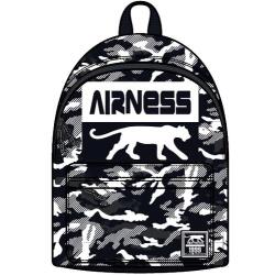 Sac Borne Souple AIRNESS LIBERTY 1 cpt polyester 30x40x14 cm. Décor sérigraphié Noir et Blanc