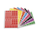 Gommettes 'Carré', grand conditionnement