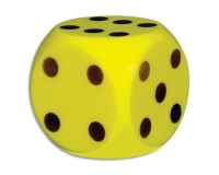 Des en mousse pour eveil en mathematiques