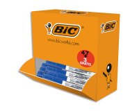 Marqueur bic velleda 1741 effaçable pointe ogive moyenne couleur bleu pack de 47 + 3 offerts