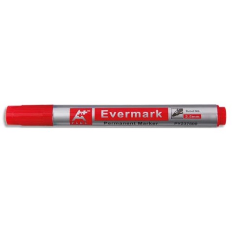 Marqueur permanent pointe ogive Rouge PY237800R
