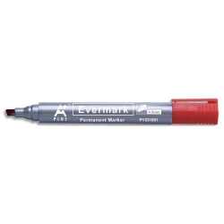 Marqueur permanent pointe biseautée Rouge PY231601R