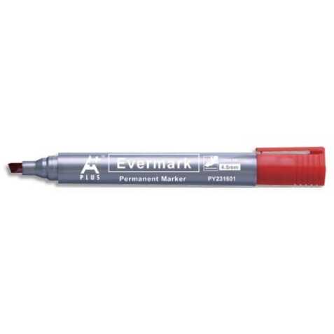 Marqueur permanent pointe biseautée Rouge PY231601R