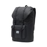 Sac à dos Little America 23,5 litres Noir. Poche pour ordinateur 15 pouces. Bretelles Noires.