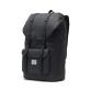 Sac à dos Little America 23,5 litres Noir. Poche pour ordinateur 15 pouces. Bretelles Noires.