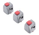 Set créatif 3 têtes de coupe pour rogneuse 508 génération 3: vague,prédécoupage,pliage 00981-14987