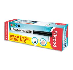 Feutre à tableau blanc Marker'Peps, pack promo de 12