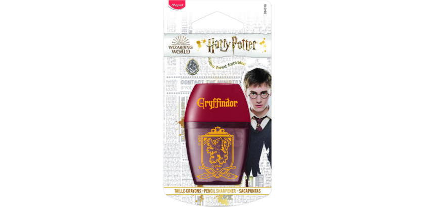 Taille-crayon HARRY POTTER, en plastique, rouge