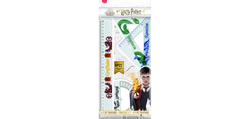 Kit de traçage HARRY POTTER, 4 pièces