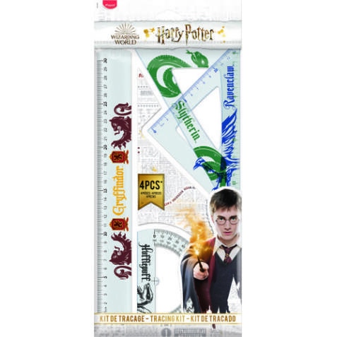 Kit de traçage HARRY POTTER, 4 pièces