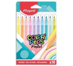 Feutre COLOR'PEPS Pastel, étui carton de 10