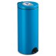 Poubelle à pédale Sanelia en acier Bleu, capacité 30 Litres, seau en plastique - D29 x H67 cm