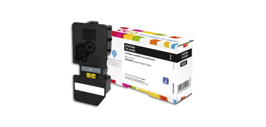 Toner remanufacturé OWA - standard - Noir - pour KYOCERA TK-5240K
