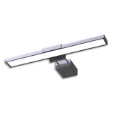 Lampe LINE LED à cliper sur l'écran d'un ordinateur portable, coloris noir