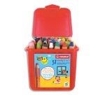 Crayons multi-talents stabilo woody 3en1 + 3 taille-crayons schoolbox de 38