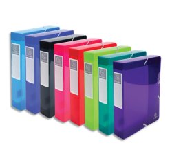 Boîte de classement Iderama, PP, A4, 60mm, assorti