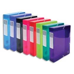 Boite de classement en polyproppylène dos 60mm Iderama PP - A4 - Couleurs assorties